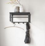 Rimello Wandkapstok - Zwart/zw. geb.eiken, Huis en Inrichting, Ophalen of Verzenden, Nieuw