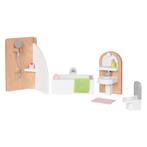 Nieuw Goki Houten Poppenmeubels Badkamer, 10dlg., Kinderen en Baby's, Speelgoed | Houten speelgoed, Ophalen of Verzenden, Nieuw