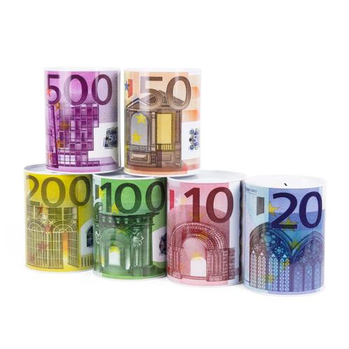 Benson Spaarpot in blikvorm - eurobrief design - 14.5 x 1..., Kinderen en Baby's, Speelgoed | Overig, Nieuw, Ophalen of Verzenden