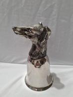 M.P italie - Mauro Manetti - Wijnglas - hond - zilveren