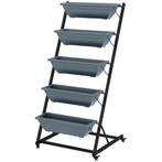 Plantenstandaard Bloemenstandaard Met 5 Niveaus En Wielen, P, Tuin en Terras, Verzenden, Nieuw