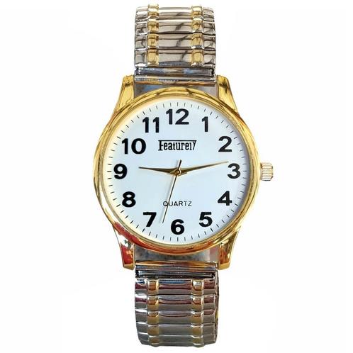 Fako® - Horloge - Rekband - Featurely - Ø 40mm -, Sieraden, Tassen en Uiterlijk, Horloges | Dames, Verzenden