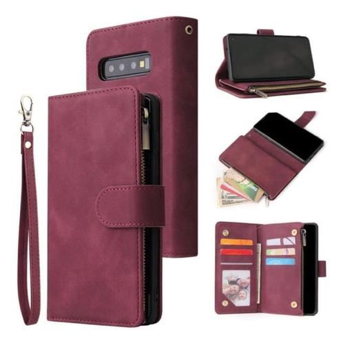 Samsung Galaxy S21 Plus - Leren Wallet Flip Case Cover, Telecommunicatie, Mobiele telefoons | Hoesjes en Frontjes | Samsung, Nieuw
