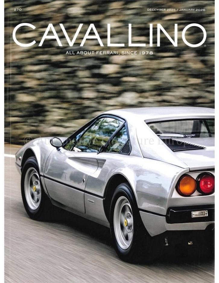 2025 CAVALLINO MAGAZINE 270 ENGELS, Boeken, Auto's | Folders en Tijdschriften, Ferrari