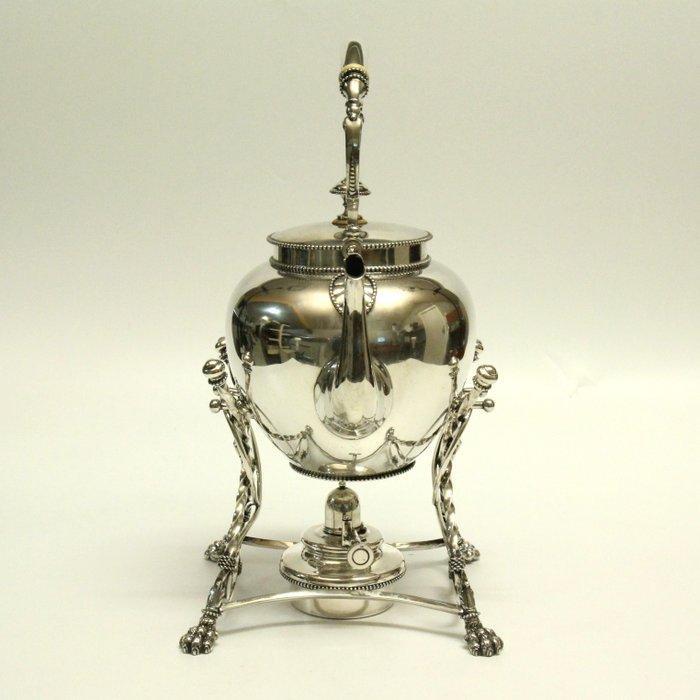 MEESTERSTUK - Grote Antieke (1899) bouilloire - HANDWERK -, Antiek en Kunst, Antiek | Goud en Zilver