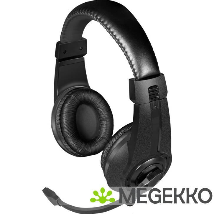 Speedlink Legatos Bedraad Zwart, Computers en Software, Headsets, Nieuw, Verzenden