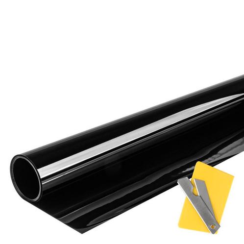 Auto raamfolie - Zelfklevend - 15% - 300 x 50cm - Zwart, Auto diversen, Tuning en Styling, Ophalen of Verzenden