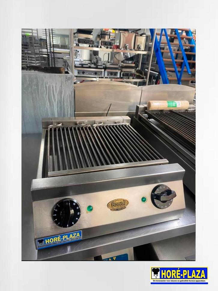 Horeca Grill | ROSVAL | 230V | RVS, Zakelijke goederen, Horeca | Keukenapparatuur, Nieuw zonder verpakking