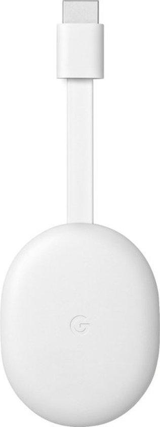 Chromecast met Google TV - 4K HDR - Wit Zo goed als nieuw,, Huis en Inrichting, Deurbellen, Nieuw, Ophalen of Verzenden