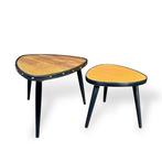 Walters Vintage Werkstatt - Bijzettafel - Hout, Messing,