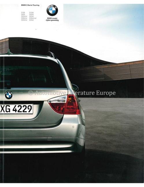 2007 BMW 3 SERIE TOURING BROCHURE NEDERLANDS, Boeken, Auto's | Folders en Tijdschriften, BMW