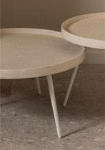 WOOOD Bounds Bijzettafel - Hout/Metaal - Naturel/Wit, Huis en Inrichting, Verzenden, Nieuw