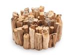 Peeled branch Flowerholder 25 cm  met reageerbuisjes, Huis en Inrichting, Ophalen of Verzenden, Nieuw