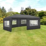 Paviljoen Novara met 5 zijpanelen, waterdicht, 6x3m - grijs, Verzenden, Nieuw