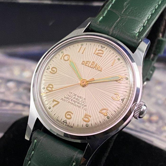 Delbana - Vintage - Zonder Minimumprijs - Heren - 1960-1969, Sieraden, Tassen en Uiterlijk, Horloges | Heren
