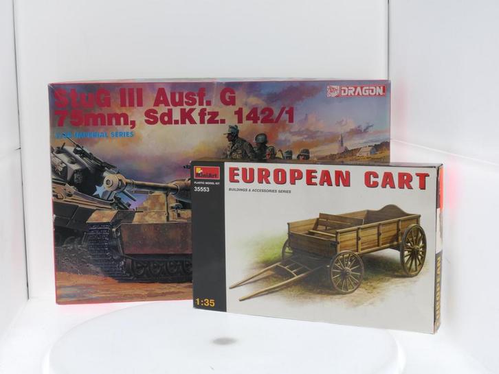 Schaal 1:35 Dragon 9011 StuG lll Ausf. G 75mm, Sd.Kfz. 14..., Hobby en Vrije tijd, Modelbouw | Auto's en Voertuigen, Overige typen