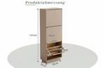 Schoenenkast - Schoenenrek - 50x24x131 cm - Moka - UEV, Verzenden, Zo goed als nieuw