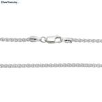 Zilveren spiga ketting 55 cm 2.5 mm, Verzenden, Nieuw, Zilver