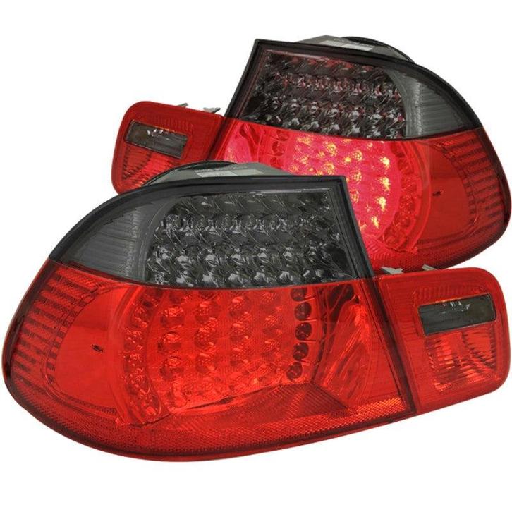 ANZO 1999-2001 BMW 3 Series E46 LED Taillights Red/Smoke 2pc, Auto-onderdelen, Verlichting, Ophalen of Verzenden