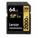 Lexar SDXC Professional UHS-II 2000x 64GB, Nieuw, Overige merken, Overige typen, Ophalen of Verzenden