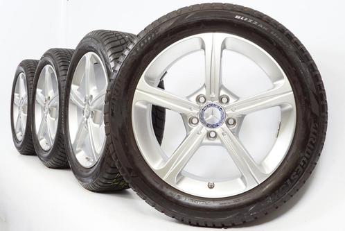 Mercedes A B CLA Klasse W177 17 inch velgen + Winterbanden B, Auto-onderdelen, Banden en Velgen, Velg(en), Gebruikt, 17 inch, Winterbanden