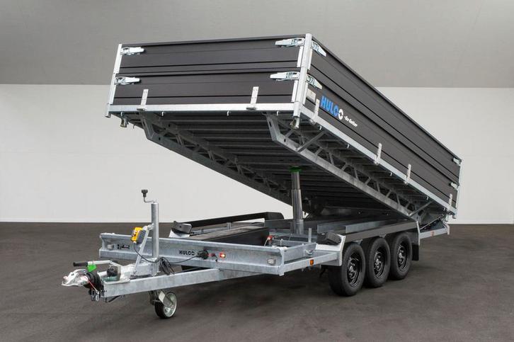 Hulco BENAX-3 3500 405x203 Go-Getter + opzetborden Kipper, Auto diversen, Aanhangers en Bagagewagens, Nieuw, Ophalen of Verzenden