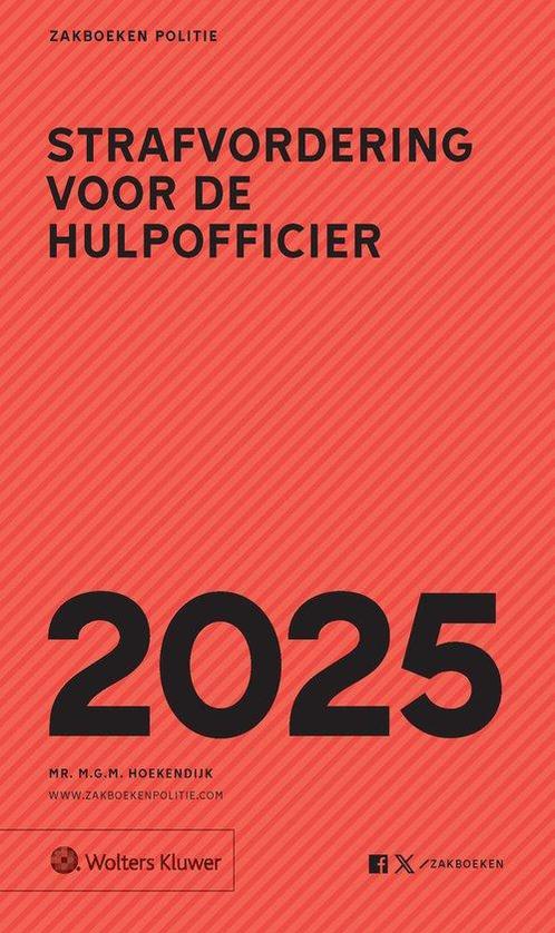 9789013178562 Zakboek Strafvordering voor de Hulpofficier..., Boeken, Studieboeken en Cursussen, Nieuw, Verzenden