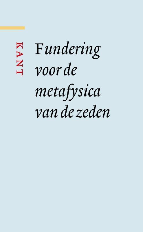Grote klassieken      Fundering voor de metafy 9789085066231, Boeken, Wetenschap, Zo goed als nieuw, Verzenden
