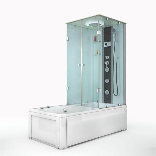 Douche- Bad Whirlpool Combi 180X90X222 Silvus -L (Badkamer), Huis en Inrichting, Badkamer | Complete badkamers, Nieuw, Ophalen of Verzenden