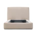 *WOONWINKEL* Kave Home Blok Luxe Bedframe Beige Stof 90x200, Verzenden, Nieuw, Beige