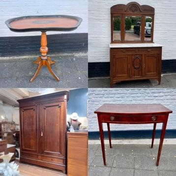 Grote keuze antieke en brocante kasten in Alphen ad Rijn beschikbaar voor biedingen