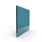 Enkel glas gekleurd 6 mm donkerblauw, Doe-het-zelf en Verbouw, Glas en Ramen, Ophalen of Verzenden, Nieuw