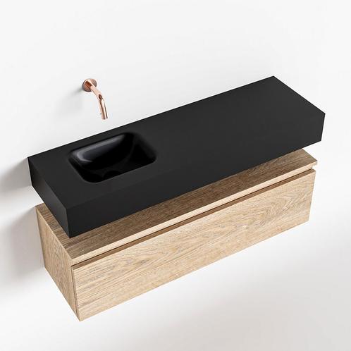 MONDIAZ ANDOR 100cm toiletmeubel washed oak. LEX 100cm, Doe-het-zelf en Verbouw, Sanitair, Bad, Nieuw, Ophalen of Verzenden