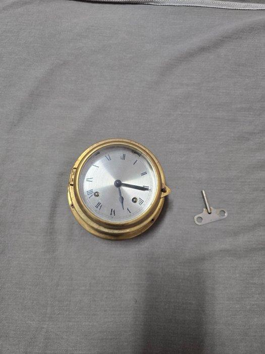 Scheepsklok - Messing, Glas - 1980-1990, Antiek en Kunst, Antiek | Klokken