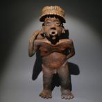 Nayarit, Terracotta Mannelijk figuur. GEPUBLICEERD. 29 cm H., Verzamelen