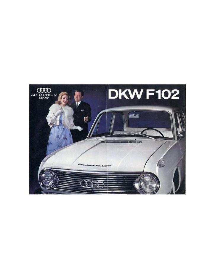 1963 DKW F102 BROCHURE NEDERLANDS, Boeken, Auto's | Folders en Tijdschriften