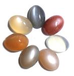 Zonder Minimumprijs - 7 pcs Maansteen - 44.27 ct -