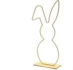 Metalen Frame Haas hangend oor op voet Geel 50 cm, Ophalen of Verzenden, Nieuw