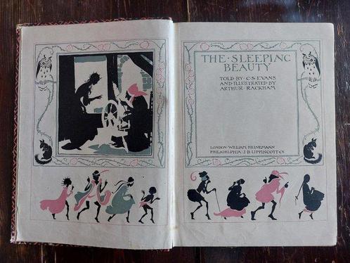 Arthur Rackham - The Sleeping Beauty - 1920, Antiek en Kunst, Antiek | Boeken en Bijbels