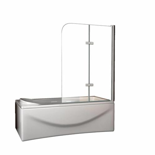 Aanbieding: 2-Delige Inklapbare Badwand 100X140 Cm 6 Mm Nano, Doe-het-zelf en Verbouw, Sanitair, Ophalen of Verzenden