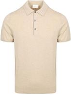 Profuomo Poloshirt Luxury Knitted Ecru maat L Heren, Maat 52/54 (L), Verzenden, Beige, Nieuw