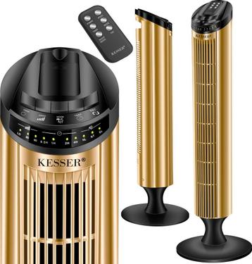 KESSER® Torenventilator - Fluisterstil - Oscillatie - Goud beschikbaar voor biedingen