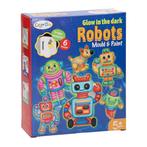 Nieuw Gieten & Schilderen Glow in the Dark Robots, Ophalen of Verzenden, Nieuw