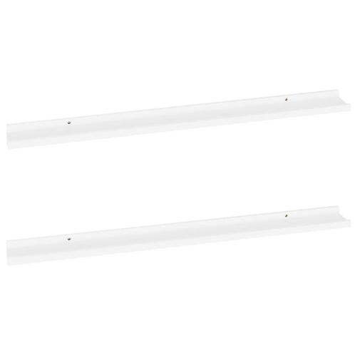 Wandschappen Wit 100cm - Retourdeal - 57% Korting!, Huis en Inrichting, Woonaccessoires | Wandplanken en Boekenplanken, Nieuw