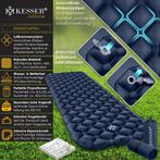 Luchtbed - 1 Persoons - Camping matras - Opblaasbed - Blauw, Verzenden, Nieuw