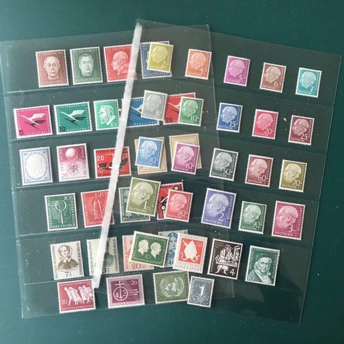 Duitsland, Bondsrepubliek 1954/1956 - Drie volledige, Postzegels en Munten, Postzegels | Europa | Duitsland