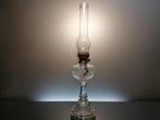Brevete L&B / Baccarat - Tafellamp - petroleumlamp - Glas,, Antiek en Kunst, Antiek | Glas en Kristal