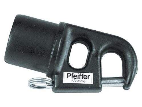 Pfeiffer Spinnakerboomkop voor buis met inwendig 27 mm, Watersport en Boten, Bootonderdelen, Ophalen of Verzenden