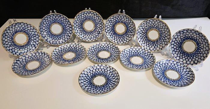 Schotel (12) - Porselein - Lomonossov Kobaltnet, Antiek en Kunst, Antiek | Meubels | Tafels