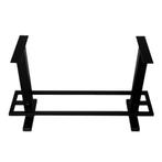 Stalen bartafel zwart 210 bij 60 cm en hoogte 105 cm  (8 x 8, Ophalen of Verzenden, Nieuw